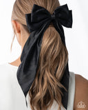 Have A BOW At It Black ✧ Hair Clip