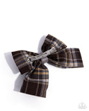 Front BOW Seat Brown ✧ Hair Bow Clip