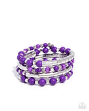 The Rite of Color Purple ✧ Coil Bracelet