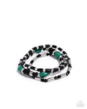 Canyon Caution Green ✧ Stretch Bracelet