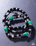 Canyon Caution Green ✧ Stretch Bracelet