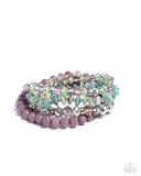 Secure Stones Purple ✧ Stretch Bracelet