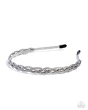 Braided Boarding School Silver ✧ Headband