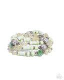 Fun-Loving Freestyle Green ✧ Stretch Bracelet