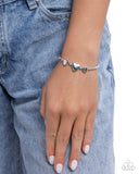 THRICE As Nice Silver ✧ Heart Sliding Bead Bracelet