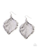 Feathered Flair Silver ✧ Earrings