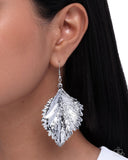 Feathered Flair Silver ✧ Earrings