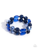 Stacked Season Blue ✧ Stretch Bracelet