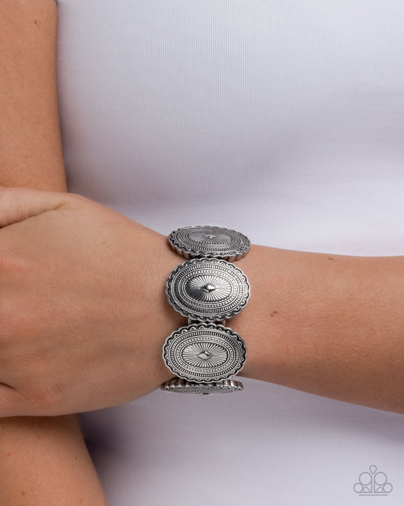 Tangible Tapestry Silver ✧ Stretch Bracelet