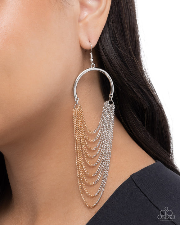 Focused Fringe Silver ✧ Earrings