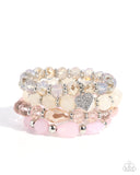 Adorable Array Pink ✧ Stretch Bracelet
