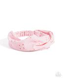 Eyelet Elegance Pink ✧ Headband