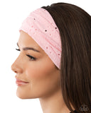 Eyelet Elegance Pink ✧ Headband