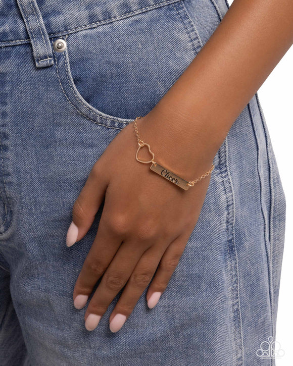 Cheer Craze Gold ✧ Bracelet