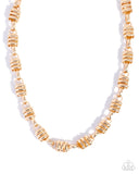 Interlocked Imitation Gold ✧ Necklace