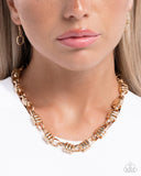 Interlocked Imitation Gold ✧ Necklace
