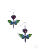 Dragonfly Devotion Purple ✧ Earrings