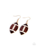 Football Facade Brown ✧ Earrings