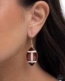 Football Facade Brown ✧ Earrings