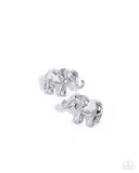 Elephant Eloquence Silver ✧ Post Earrings