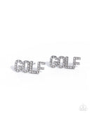 Game of Golf White ✧ Post Earrings