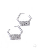 Everything to Win White ✧ Hoop Earrings