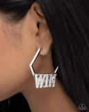 Everything to Win White ✧ Hoop Earrings