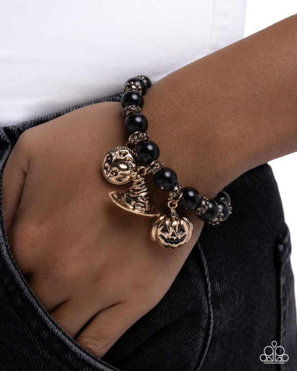 Halloween Homage Black ✧ Stretch Bracelet