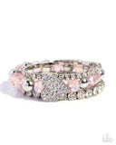 Heartfelt Heiress Pink ✧ Stretch Bracelet