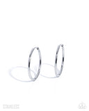 Sinuously Slow Silver ✧ Hoop Earrings