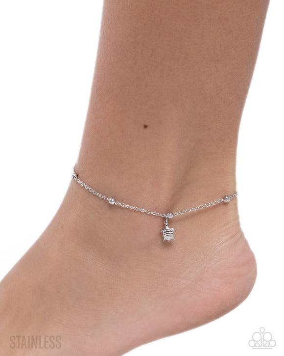 Turtle Timbre Silver ✧ Anklet
