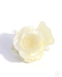 Rockefeller Rose White ✧ Hair Clip