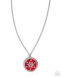 Snowflake Story Red ✧ Necklace