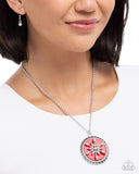 Snowflake Story Red ✧ Necklace