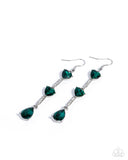 Romantic Reality Green ✧ Heart Earrings