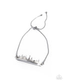 Belle Backdrop Silver ✧ Sliding Bead Bracelet