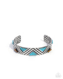 Tantalizing Triangles Blue ✧ Cuff Bracelet