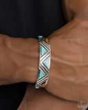 Tantalizing Triangles Blue ✧ Cuff Bracelet