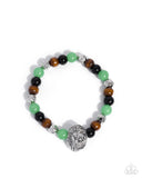 Lion Lockdown Green ✧ Stretch Bracelet