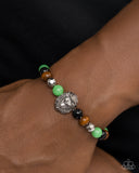 Lion Lockdown Green ✧ Stretch Bracelet