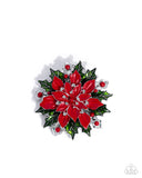 Popular Poinsettia Red ✧ Brooch