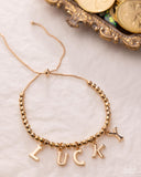 Lucky Me! Gold ✧ Sliding Bead Bracelet
