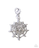 Spiderweb Selfie Silver ✧ Rhodium Plated Charm