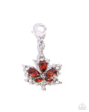 Autumnal Allegiance Brown  ✧ Rhodium Plated Charm