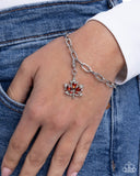 Autumnal Allegiance Brown  ✧ Rhodium Plated Charm