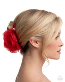 Adorable Applique Red ✧ Hair Clip