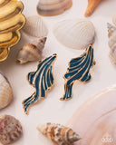 Fluid Fashion Blue ✧ Post Earrings