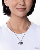 Elephant Enthusiast Purple ✧ Necklace