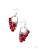 Powerful Pageantry Red ✧ Earrings