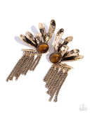 Sentimental Season Brown ✧ Post Earrings